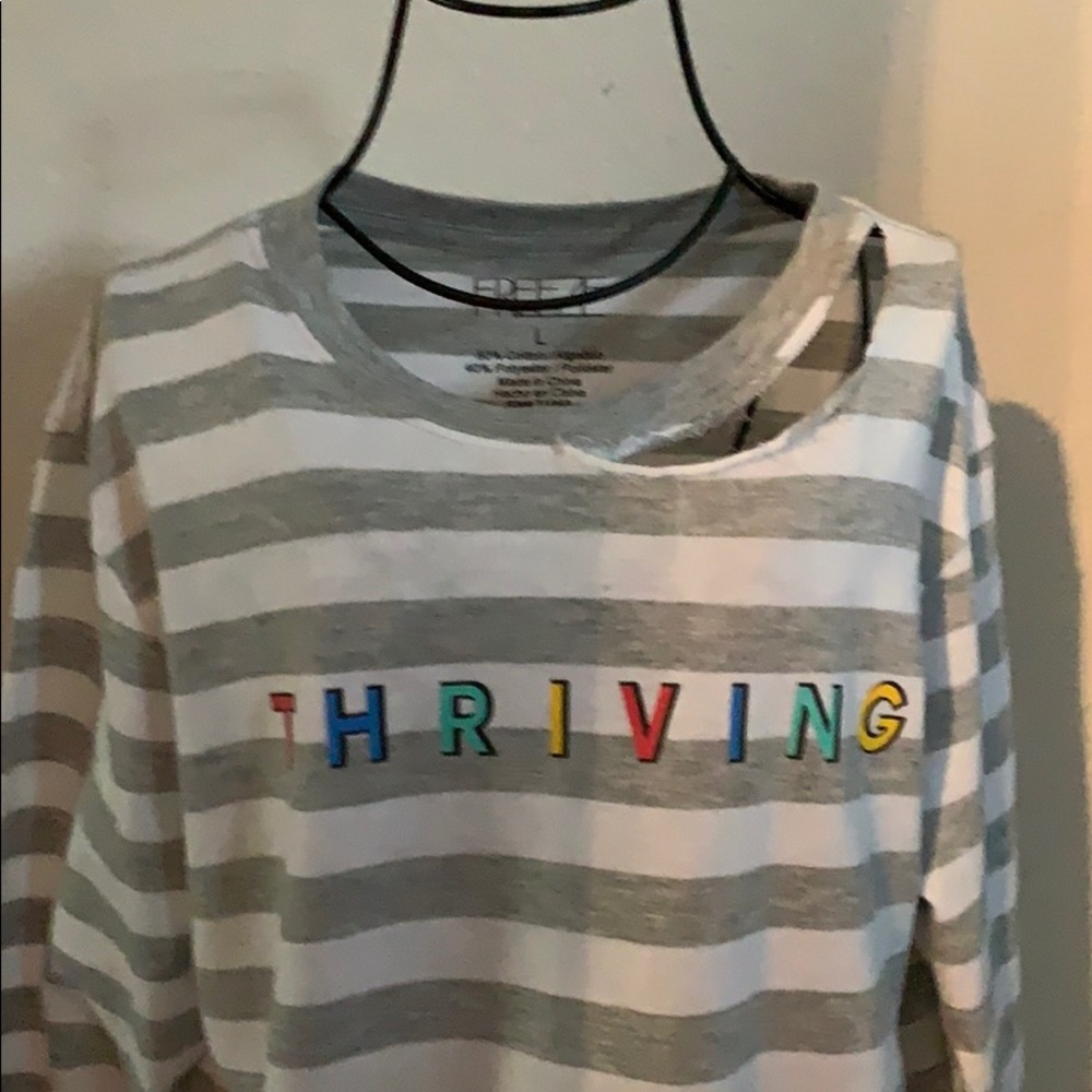 Freeze cotton stripe tee